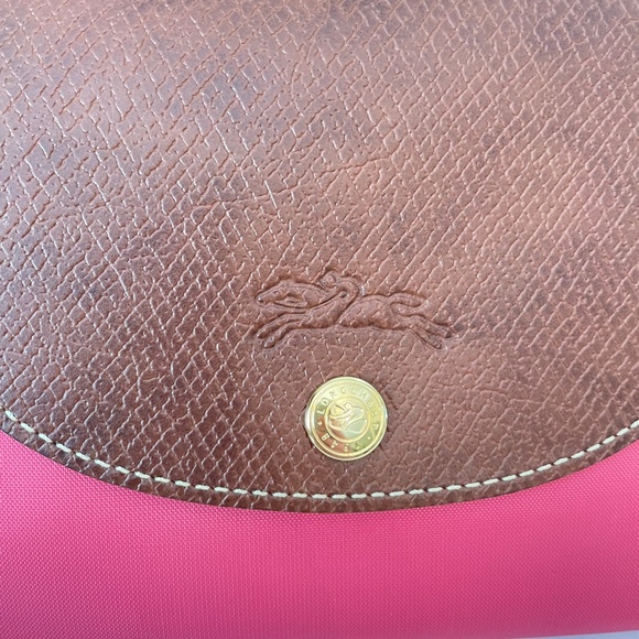 Longchamp Le Pliage Nylon Backpack FLOWER PINK New - Picture 11 of 14